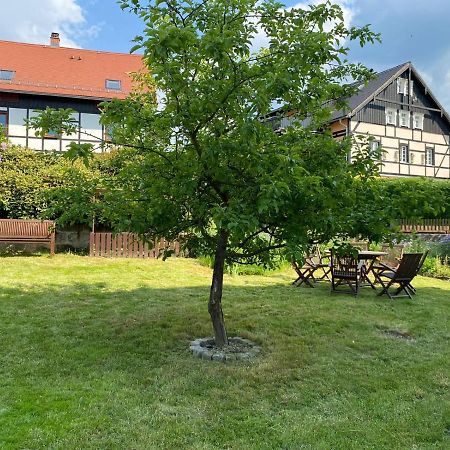 Urlaubsfreude Biedermann Haus Glucksstein Ferienwohnung Aquamarin Bad Schandau Buitenkant foto