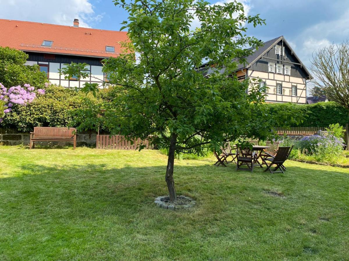 Urlaubsfreude Biedermann Haus Glucksstein Ferienwohnung Aquamarin Bad Schandau Buitenkant foto